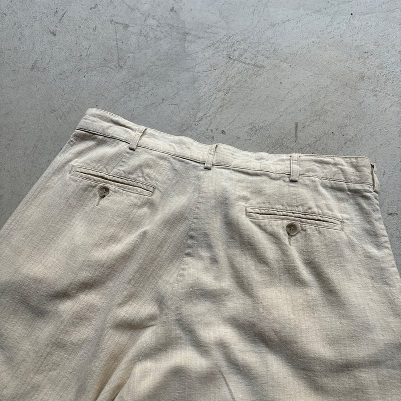 00s Y2K PERRY ELLIS ペリーエリス ツータックチノパン バギー 90s ペリーエリス サヴァーン デニムスラックス 36 きれい目