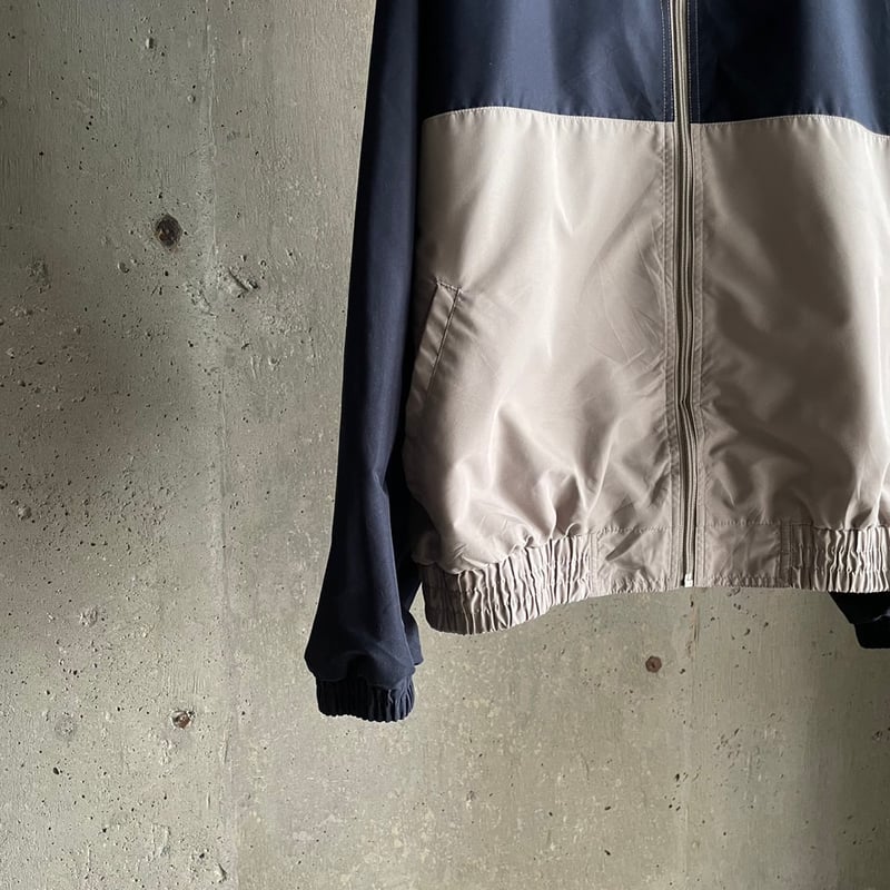 G*0様 ペリーエリス PERRY ELLIS AMERICAジャケット シルバ Perry Ellis “America”logo 2tone zip jacket | su
