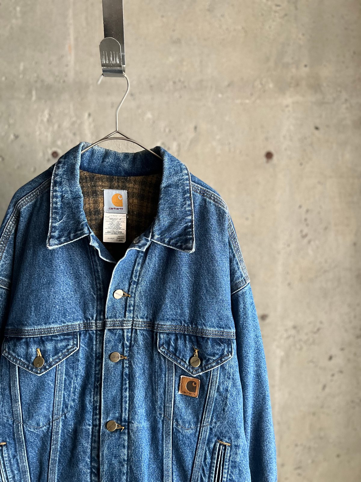 90s Carhartt trucker type denim jacket | sui & 90s Carhartt trucker type denim jacket | sui &