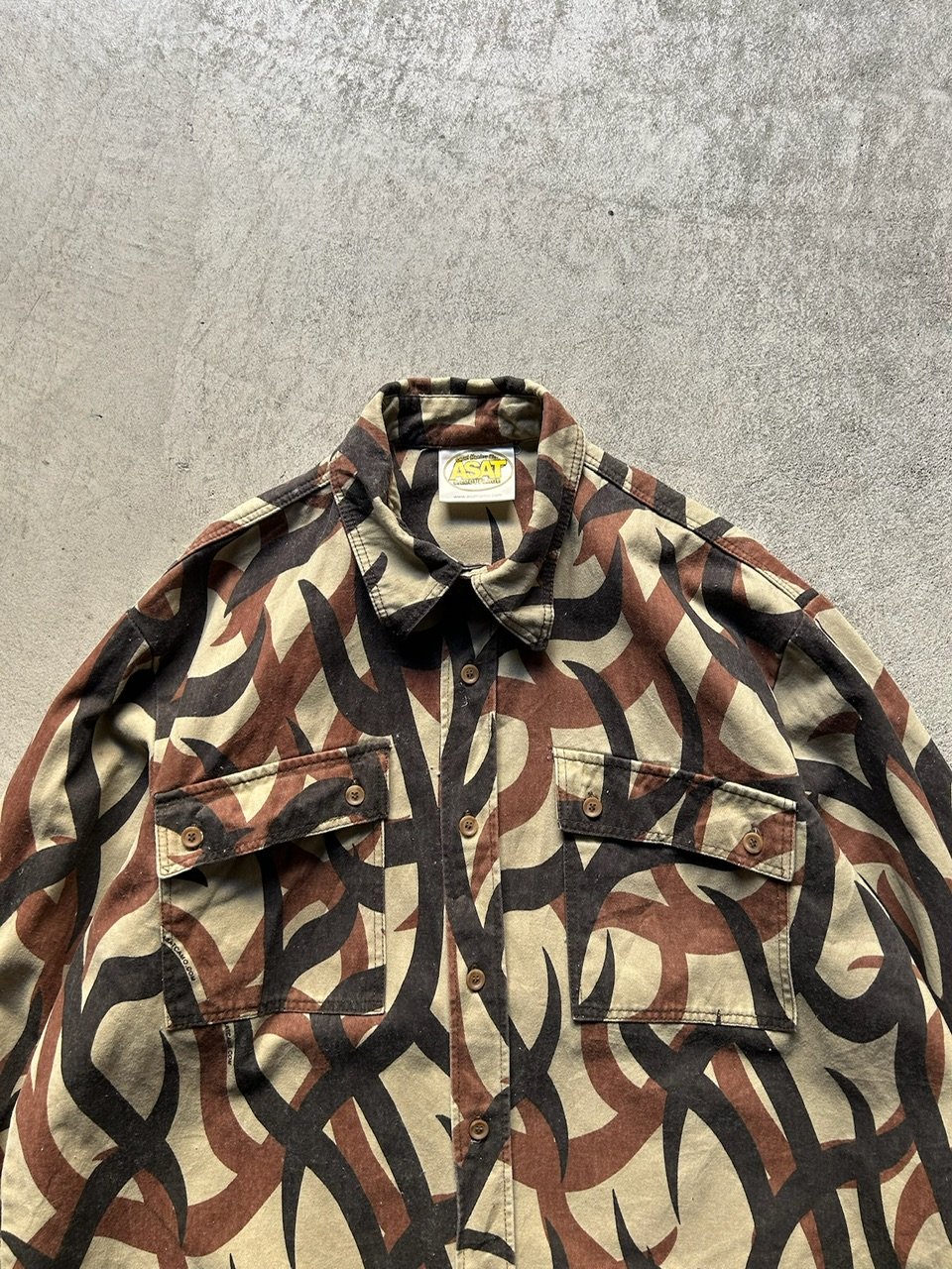 00s Asat tribal camouflage shirt | sui & shara