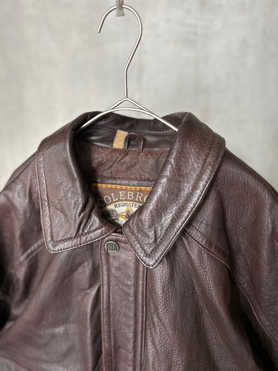 90s~ Colebrook A-2 type leather jacket | sui &