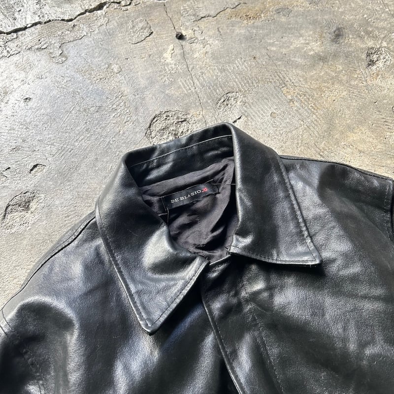 90s 短丈 leather zip ジャケット 90'S ZIP FRONT JACKET – jb and me
