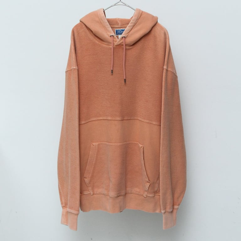 00s J.crew swiching design cotton hoodie