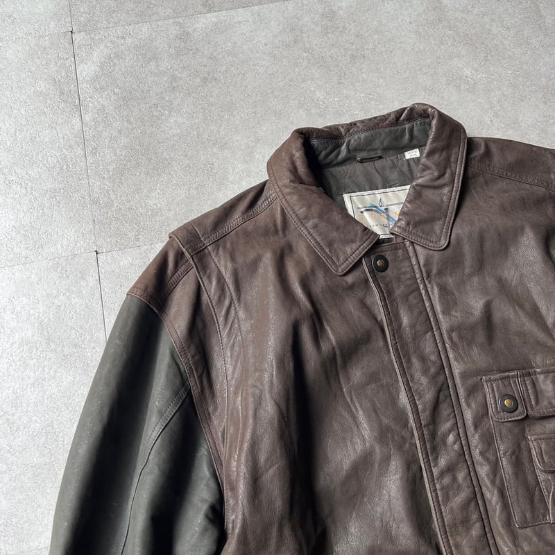 London Fog レザージャケット　90s a2 2025年最新】london fog レザーの人気アイテム - メルカリ