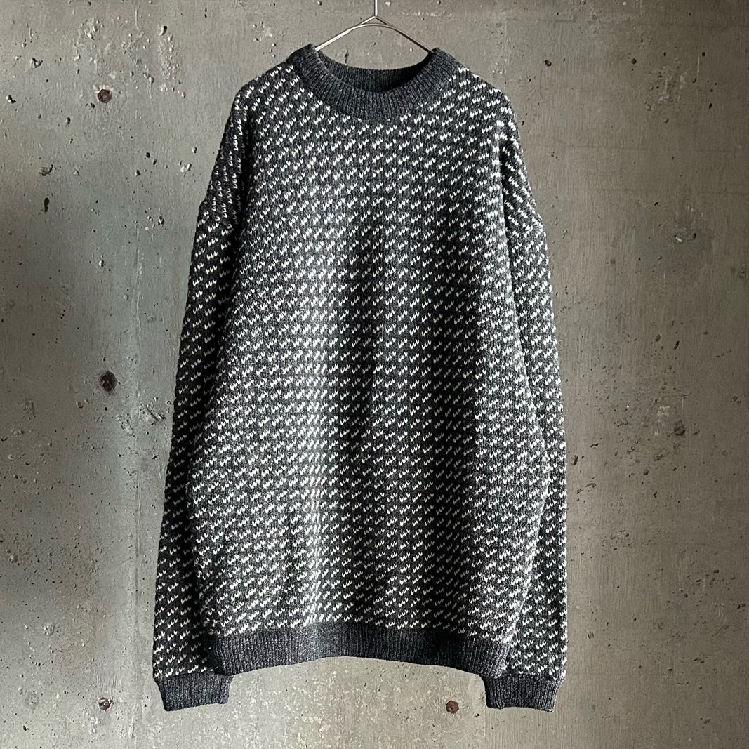 ノルウェー製 Roots ルーツ birdseye バーズアイニット ヘビー M ノルウェー製 Roots ルーツ birdseye バーズアイニット ヘビー M