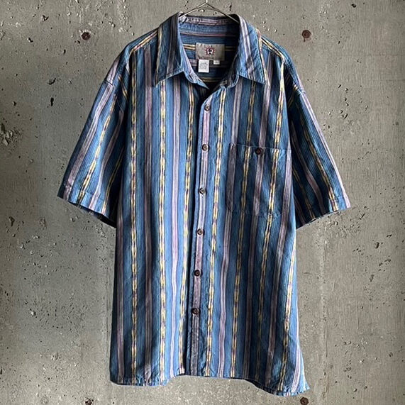 【専用】90s THE TERRITORY AHEAD 長袖シャツ ストライプ 2a5fa8894e5aef930707c3adcdd367