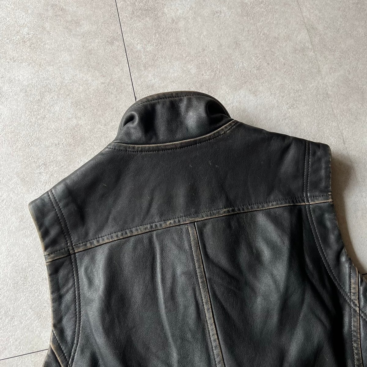 値下げAstro Leather Vest Astro Leather Vest / アストロレザーベスト（ベスト）｜glamb