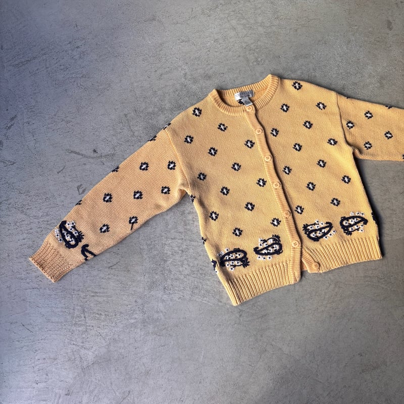 Paisley pattern cotton cardigan | sui & shara