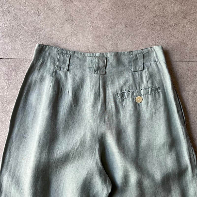 90s GAP リネンタックパンツ スラックス オールドギャップ 90s GAP 2tuck linen slacks | sui & shara