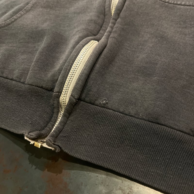 80s Bronzini double face zip up hoodie 