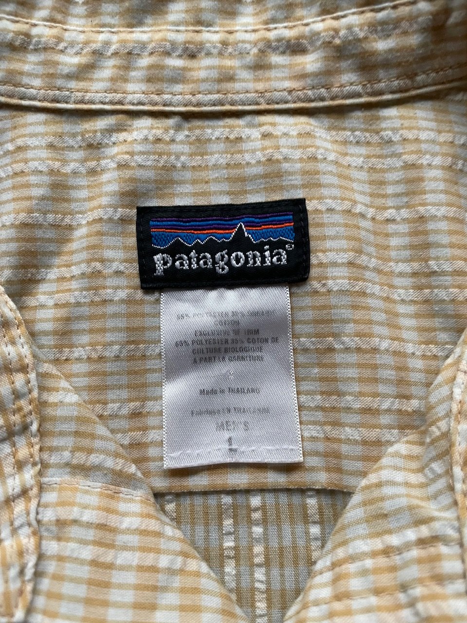 トップス 00'S patagonia Seersucker Check Shirt Patagonia