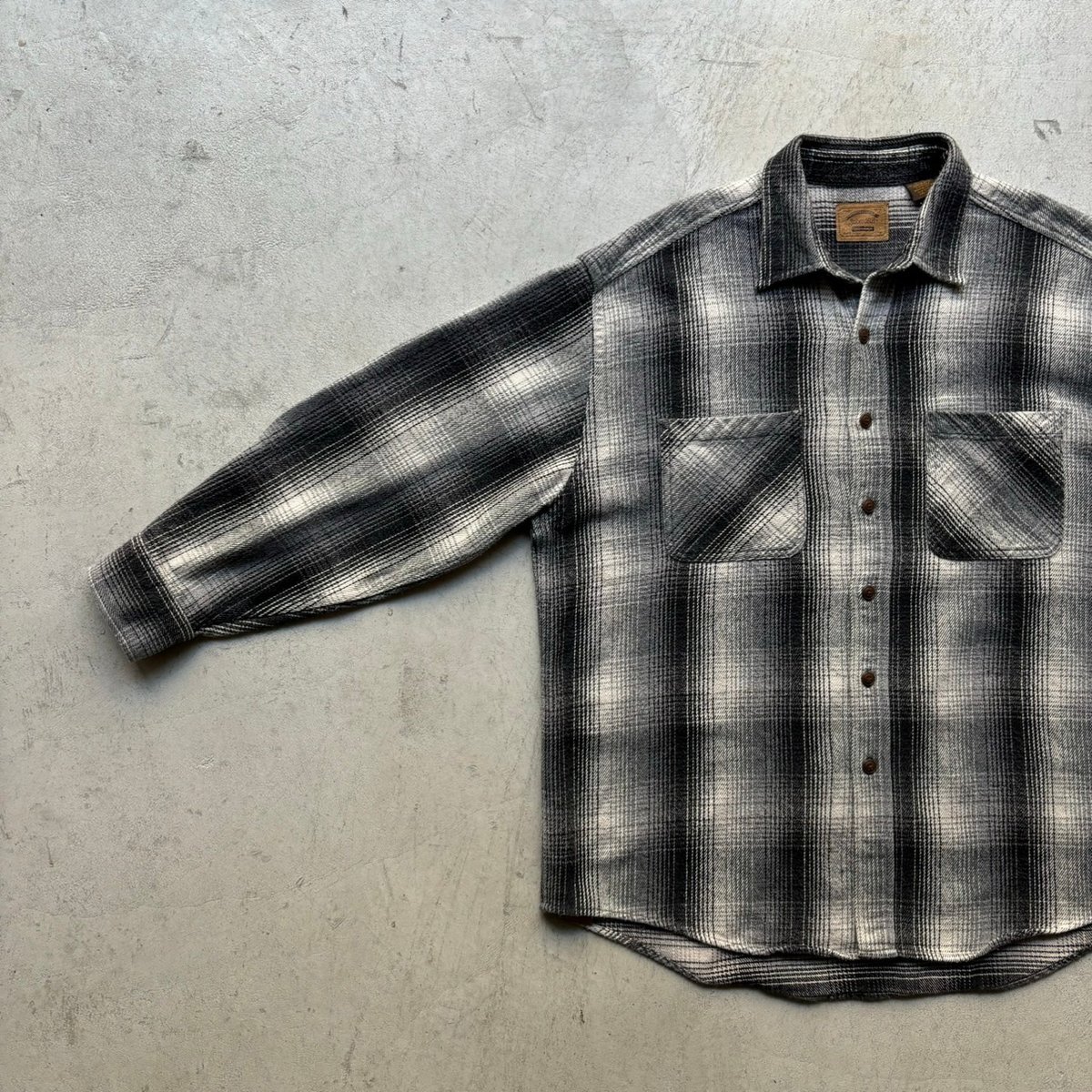 90s~ ST. JOHN'S BAY チェックシャツ ヘビーネルシャツ 90s St.John's bay ombre check shirt | sui & shara
