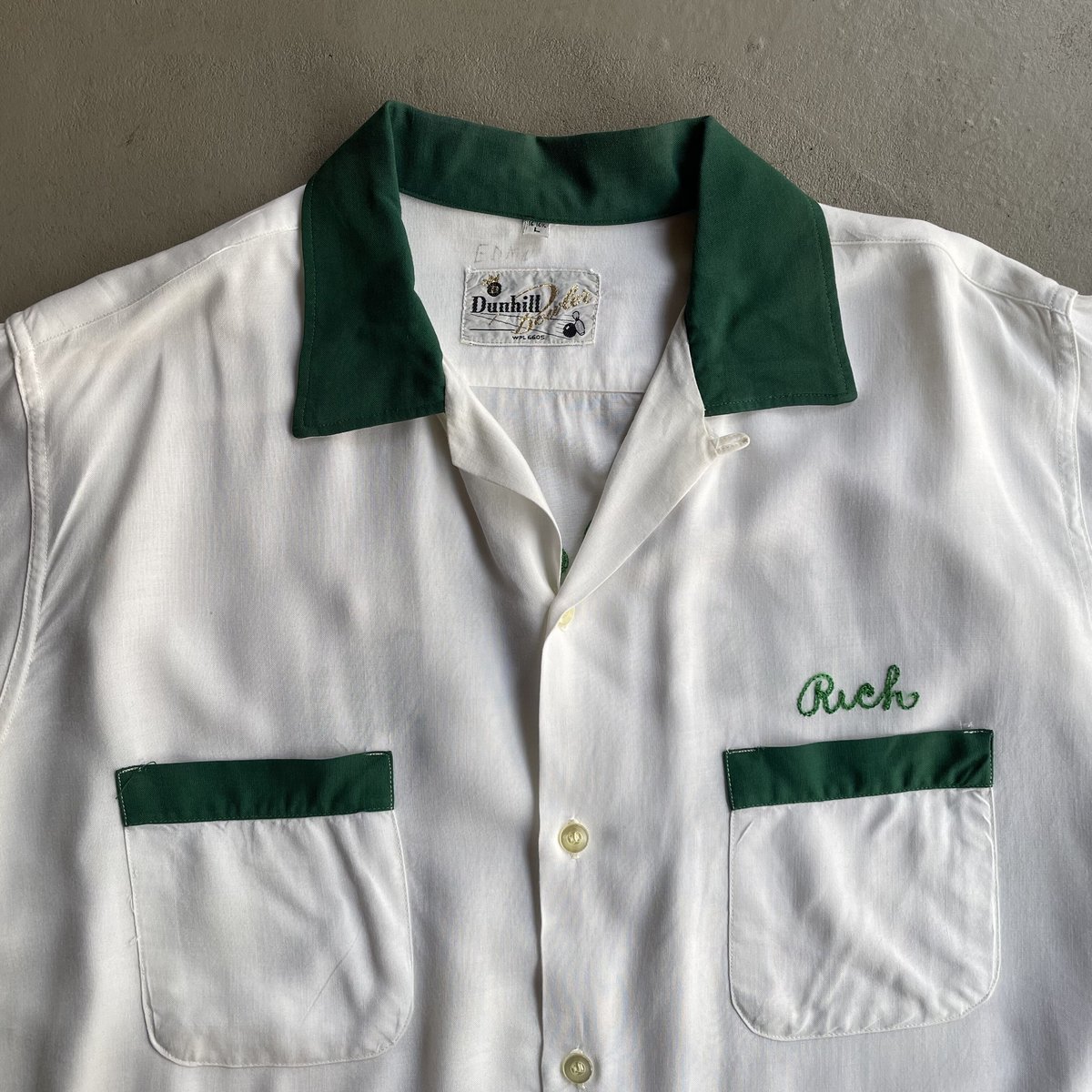 dunhill　ボーリングシャツ　シェーファービール 60s Dunhill bowler rayon bowling shirts | sui &