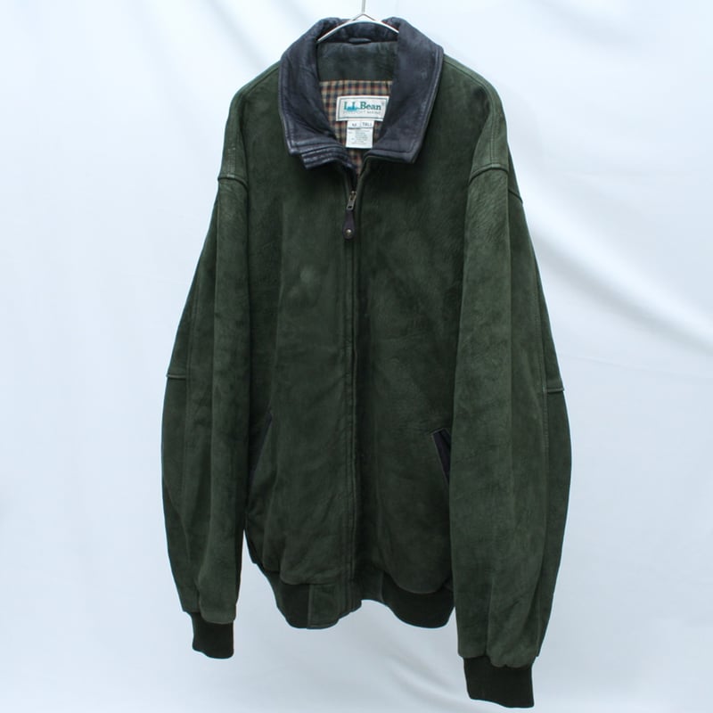 80s LLbean ボンバージャケット　ヌバック 80s~ L.L.Bean nubuck leather jacket | sui & shara