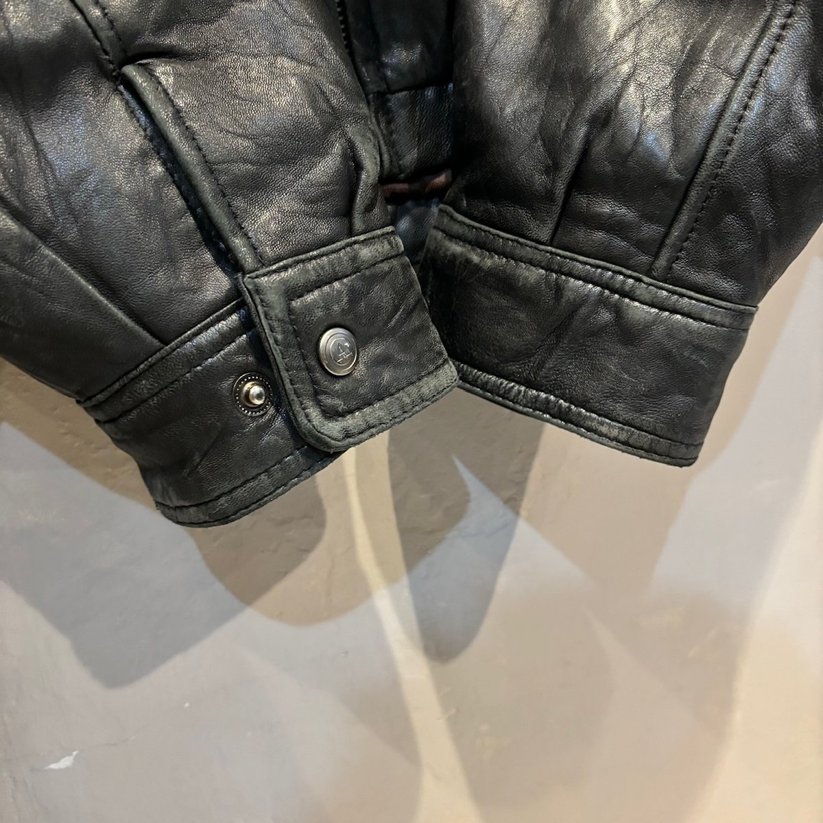 90s ALFANI leather jacket | sui & shara