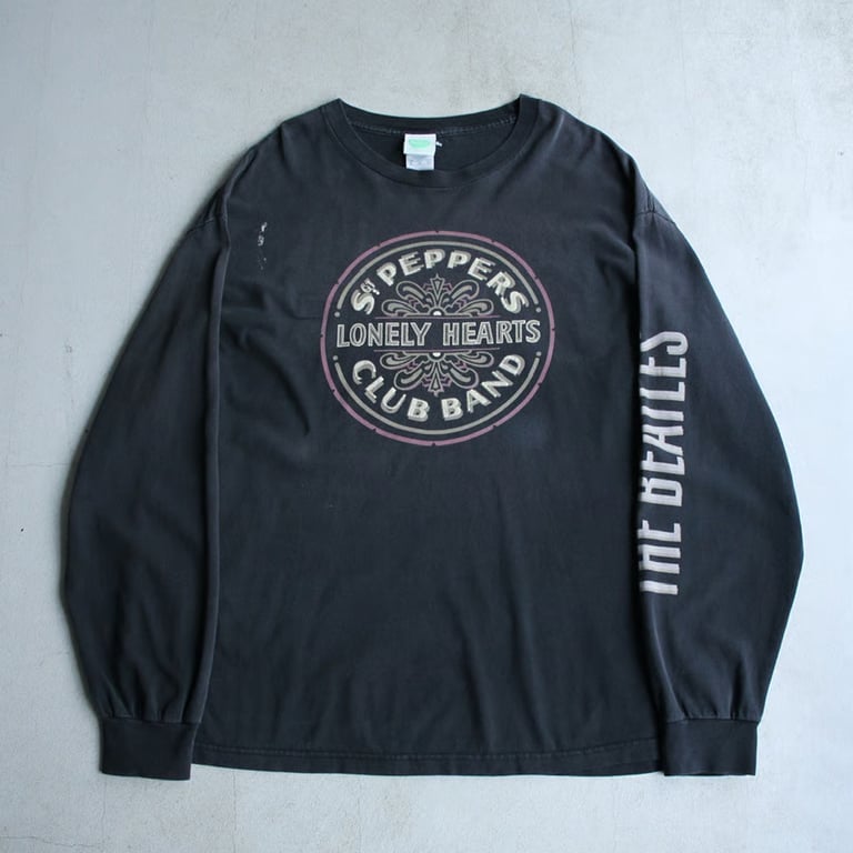 2000年代 ロンT(00s The beatles Sgt. Pepper's Lonely Hearts Club Band print L/S T-shirt)
