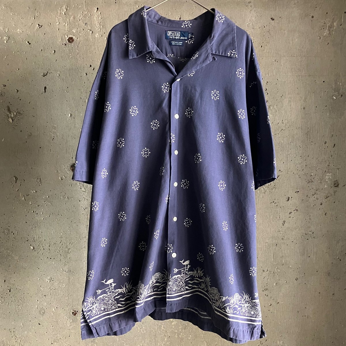 90's Polo Ralph Lauren open collar shirt 