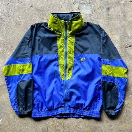 NIKE - ＮＩＫＥ  ＵＳＡ  ナイロンジャケット 90's NIKE ナイキ ナイロンジャケット 緑/白/黒 XLサイズ | The