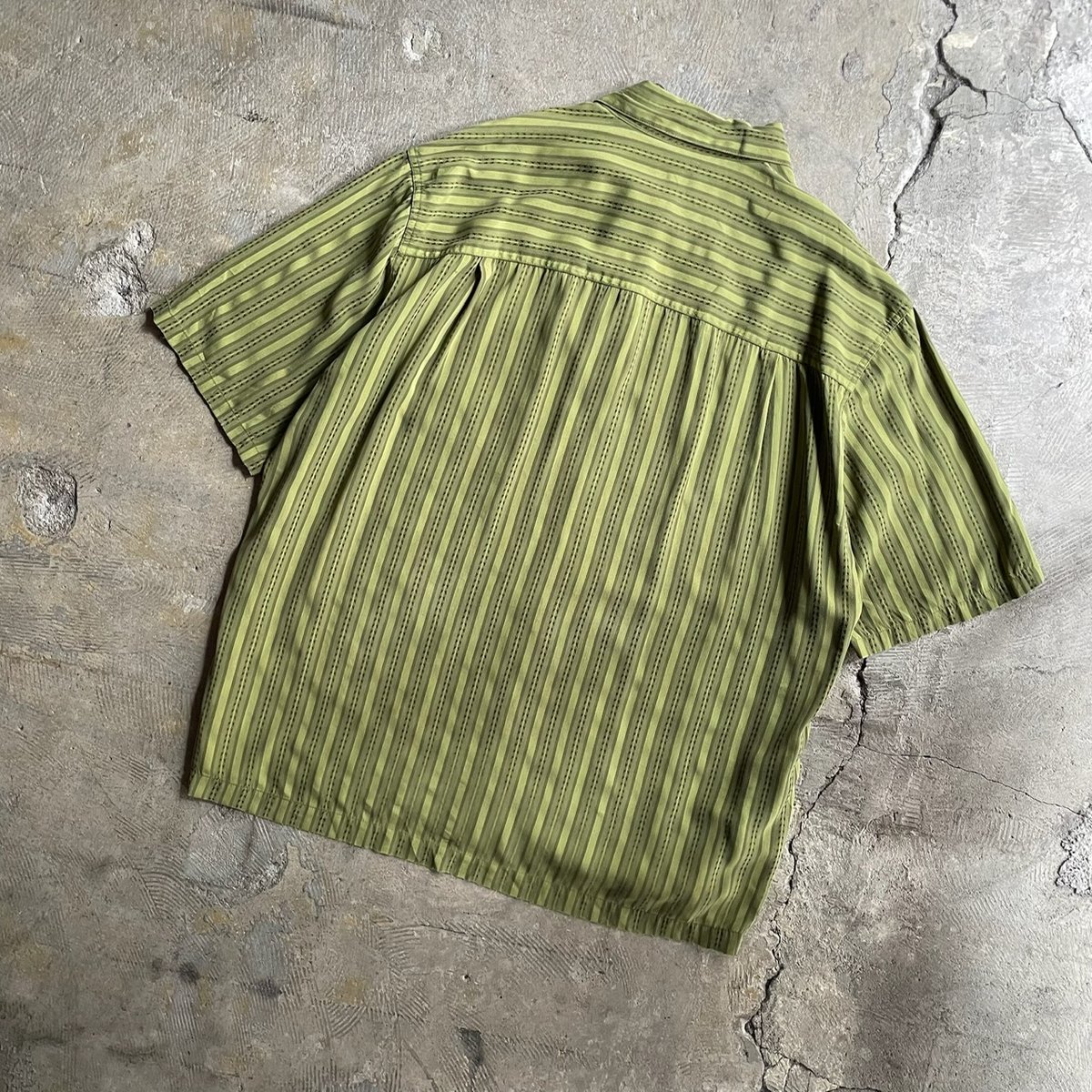 REIさん専用 00s REI stripe rayon shirt | sui & shara