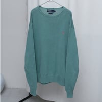 90s Ralph lauren cotton knit sweater｜ラルフローレン