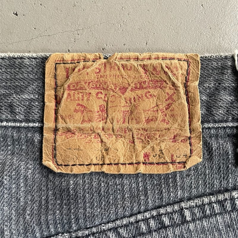 80s Levis 501 stripe pattern ''black'' denim pa 80s Levis 501 stripe pattern ''black'' denim pa