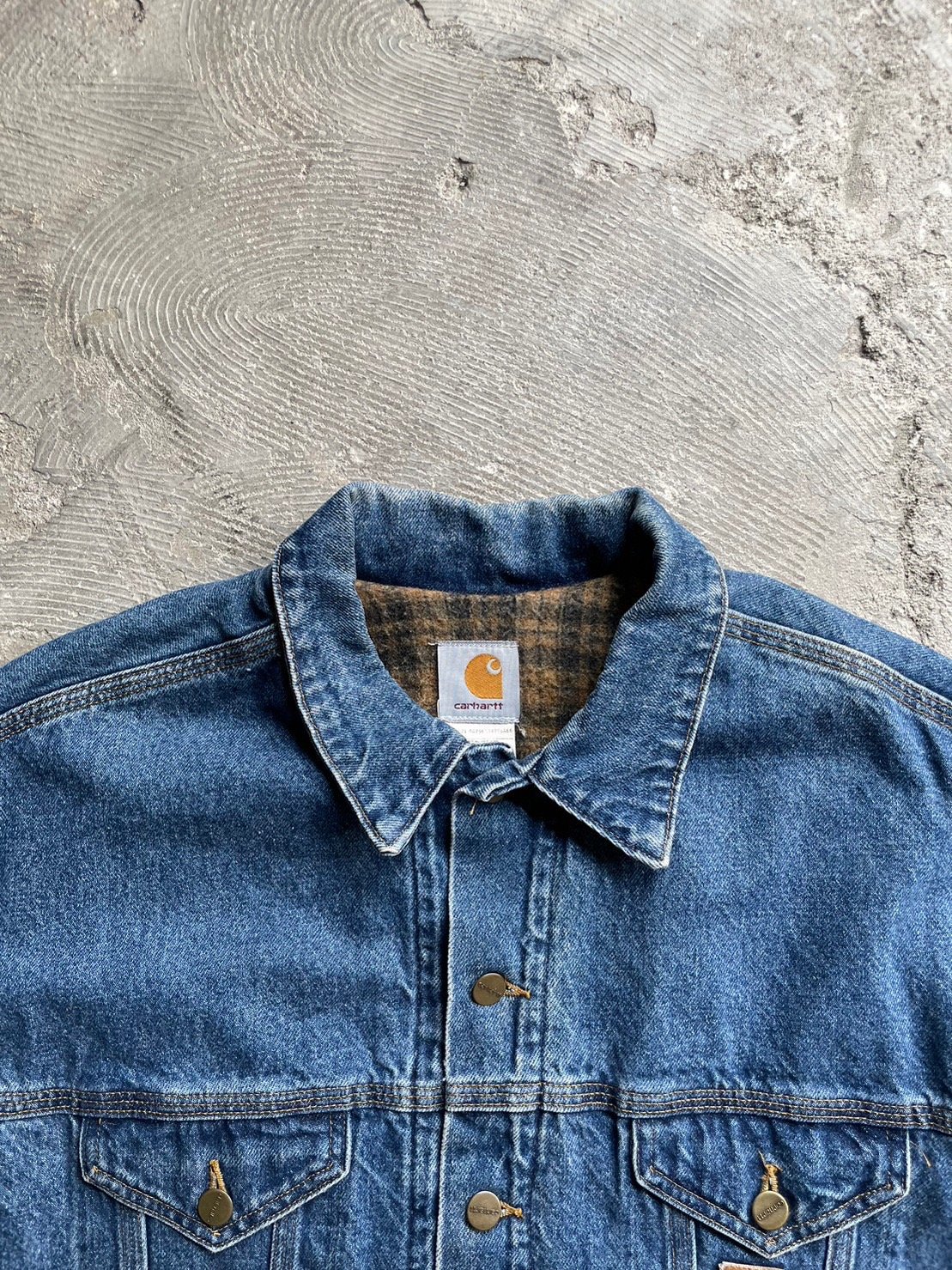 80〜90s carhartt DUCK TRACKER JACKET MADE IN USA