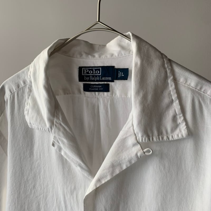 90s Ralph lauren linen×cotton shirt ″Curham″ |