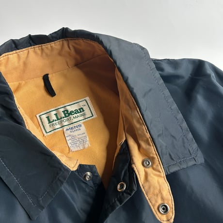 80's L.L.Bean chamois linning chin-strap coach jacket