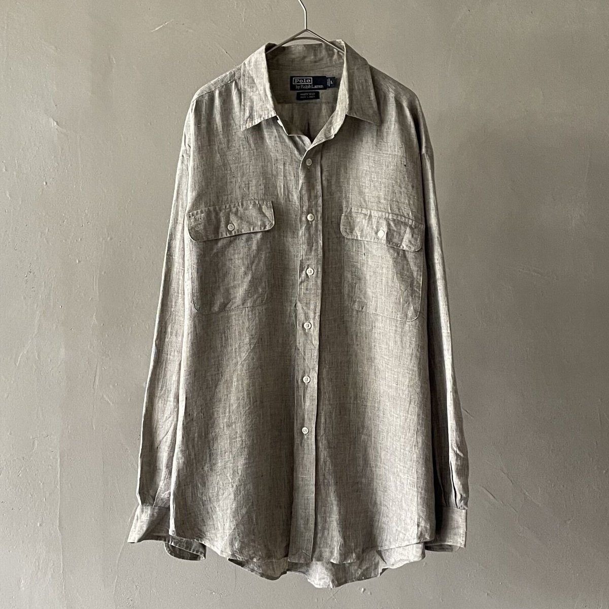 Ralph Lauren 90s 100% linen shirt y2k 麻 Ralph Lauren 90s 100% linen shirt y2k 麻 90s Ralph lauren