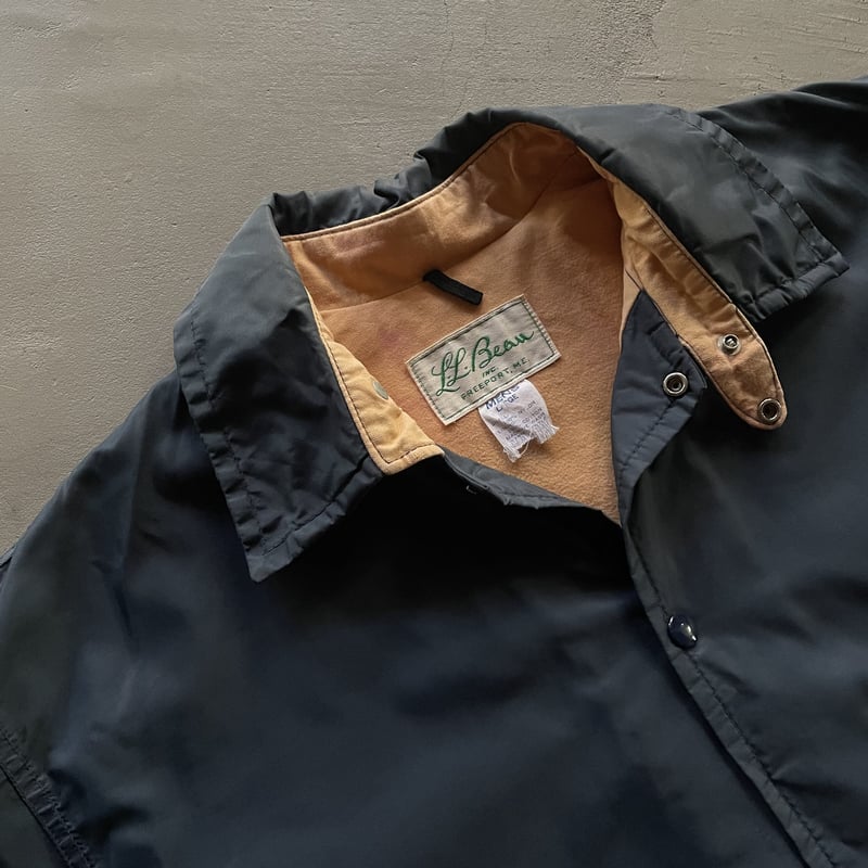 70s L.L.Bean nylon coach jacket chamois cloth