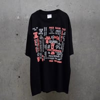 90’s “FUCK” message print T-shirt