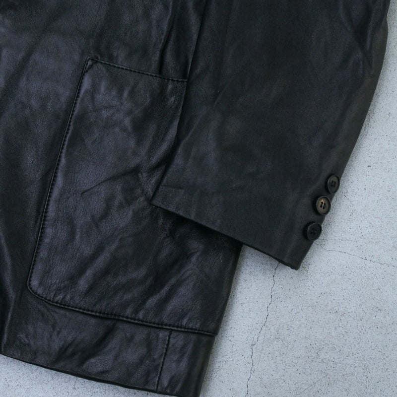 90s~ Leather tailored jacket | sui & shara