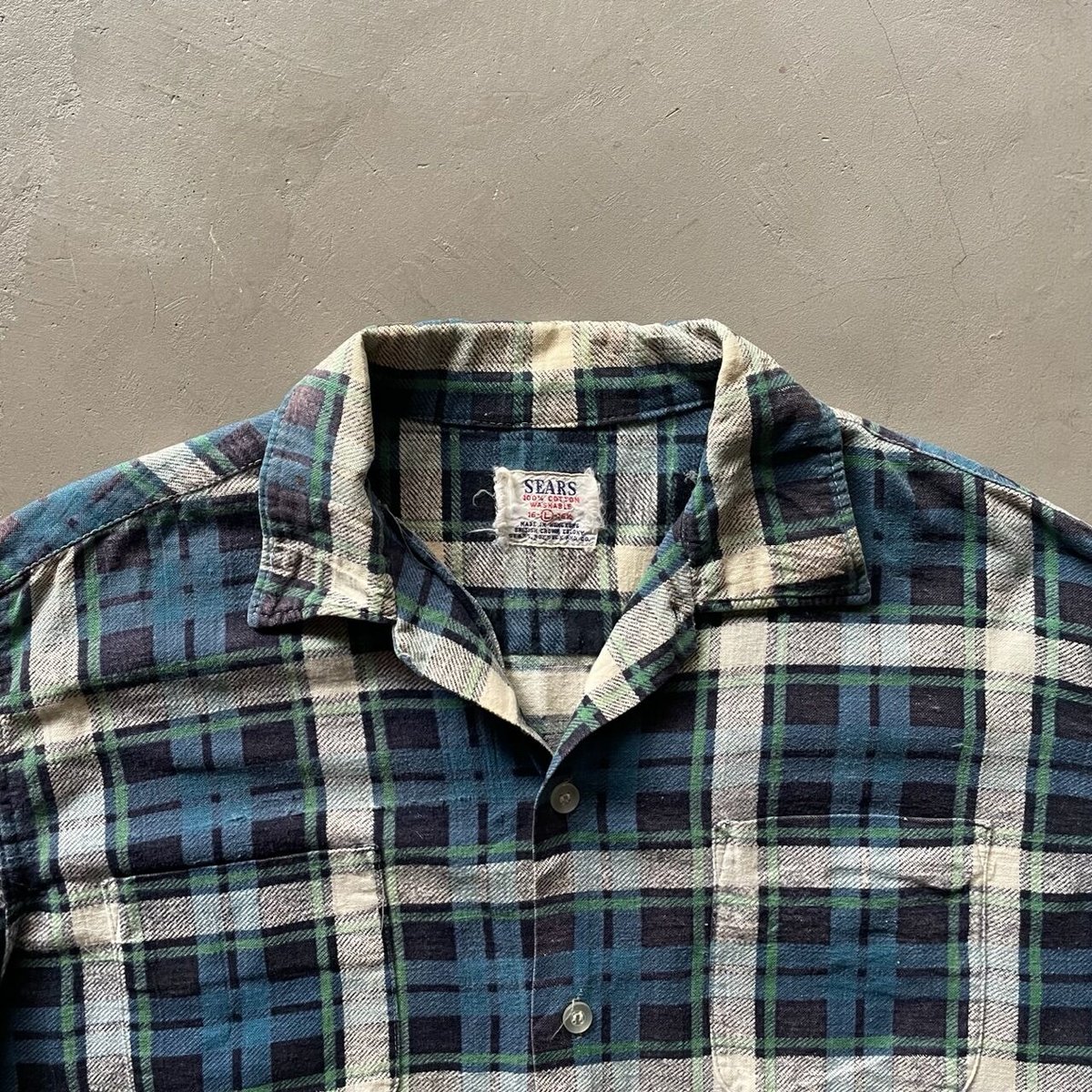 ［たたた］sears フランネルシャツ 60's Sears フランネルシャツ - Fresh Service NECESSARY or