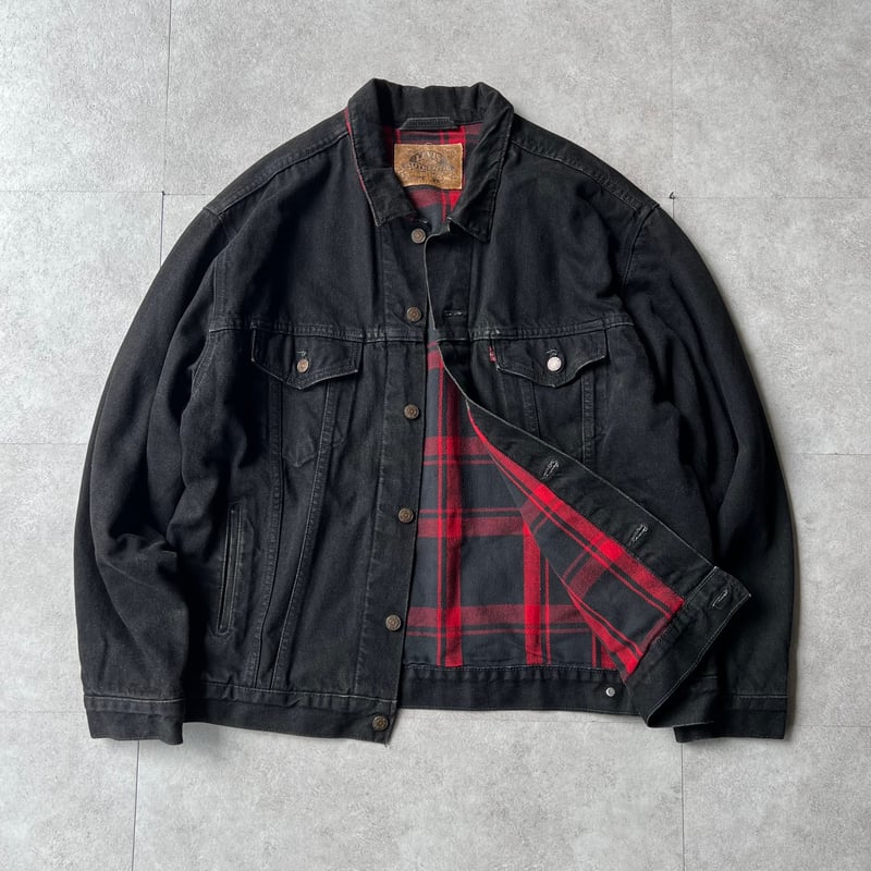 90s Levis 70417-4159 denim tracker jacket ''bla 90s Levis 70417-4159 denim tracker jacket ''bla