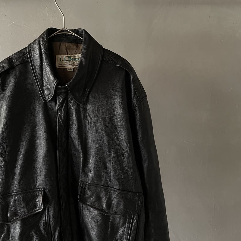 80s L.L.Bean A-2 type leather jacket ''Thinsula 80s L.L.Bean A-2 type leather jacket ''Thinsula