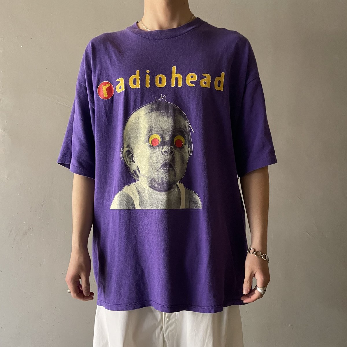 nirvana【悶絶】radiohead tシャツ Pablo honey コピーライト付き - T