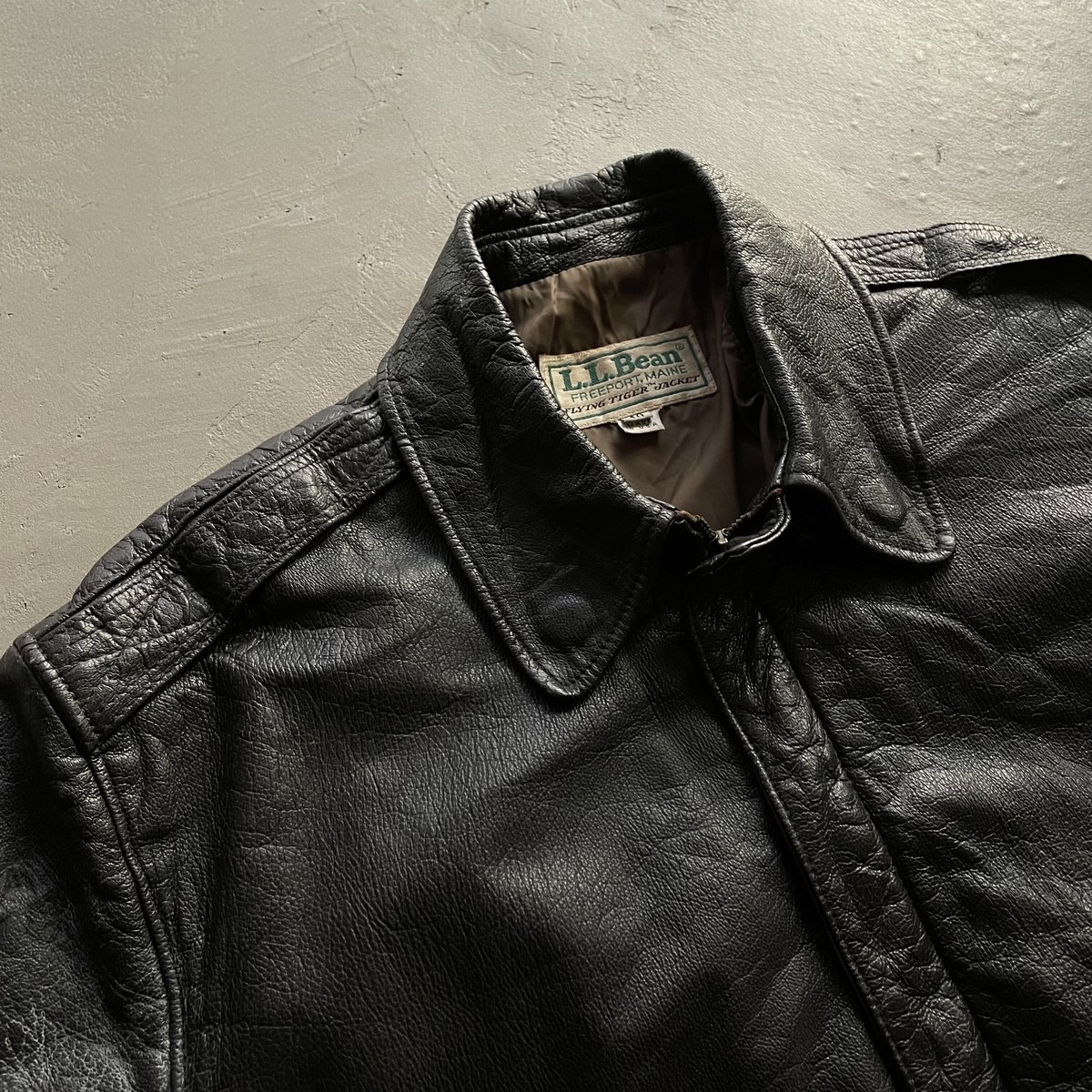 80s L.L.Bean A-2 type leather jacket ''Thinsula 80s L.L.Bean A-2 type leather jacket ''Thinsula
