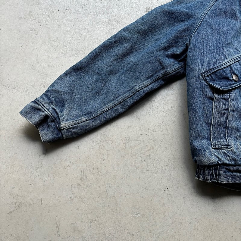 80s USA製LEVISリーバイス 75409 4817 ボアデニムsizeL 80's Levi's 75409-4817 デニムボアジャケット 良雰囲気 表記(M