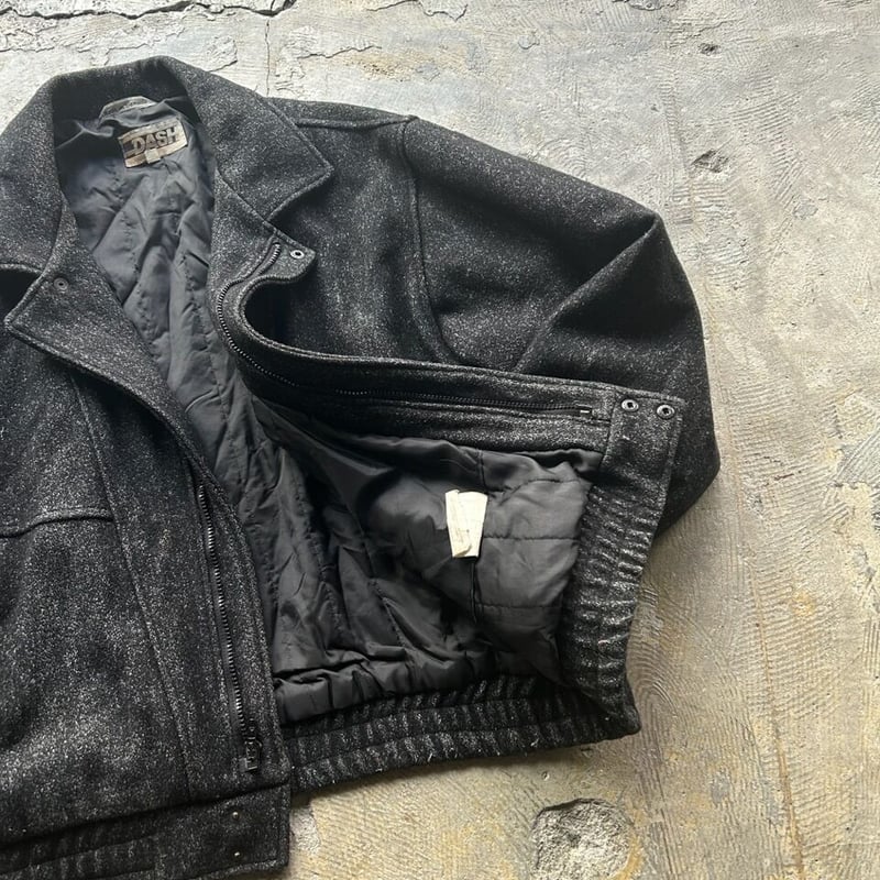 90's DASH A-2type wool jacket made in canada | 90's DASH A-2type wool jacket made in canada |
