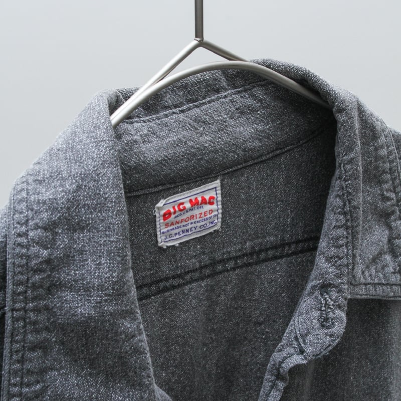 50s BIG MAC black chambray work shirt | sui & s