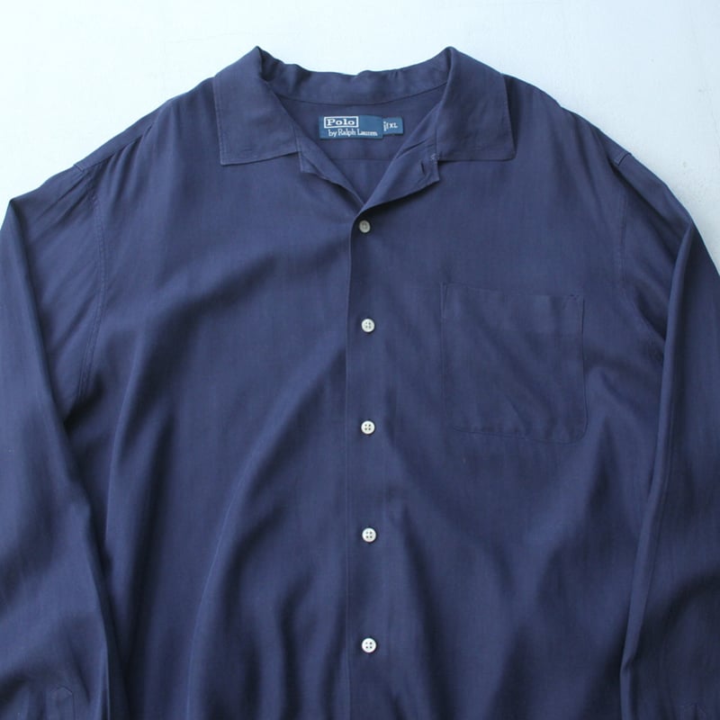 90s Ralph lauren silk/cotton/linen shirt | sui