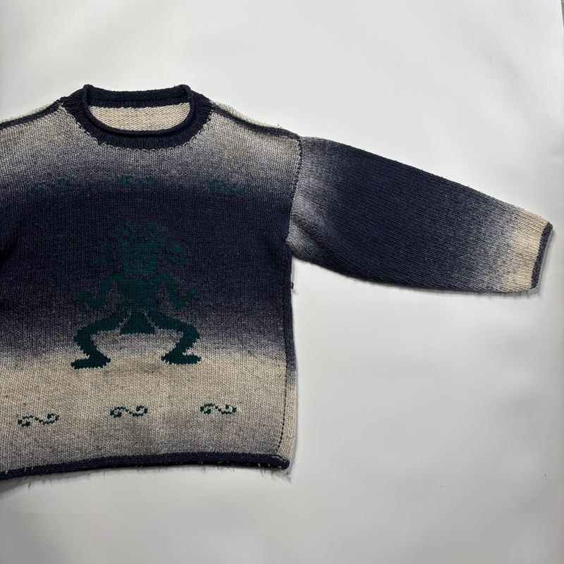 80's~ Human design gradation ecuador knit | sui