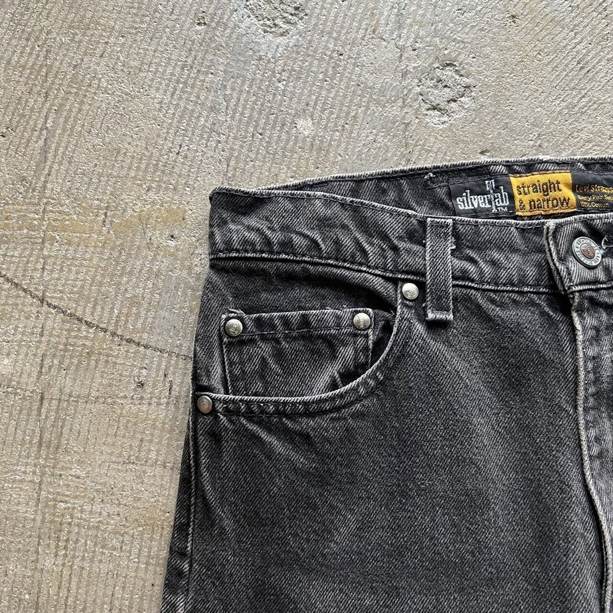 90s usa製 levi's silver tab ブラック ケミカル 90s usa製 levi´s silver tab ブラック ケミカル