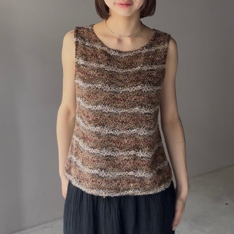 未使用TODAYFULMix Knit Tanktopミックスニットタンクトップ TODAYFUL（トゥデイフル）の「TODAYFUL(トゥデイフル) 