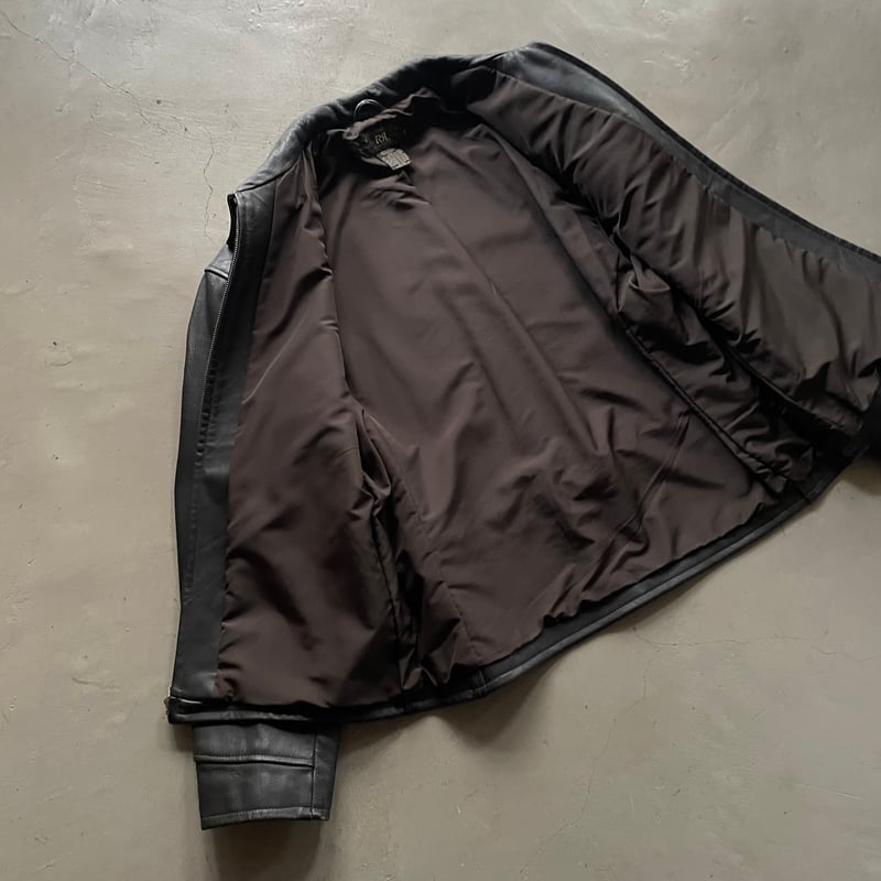 90s RRL leather sports jacket | sui & shara