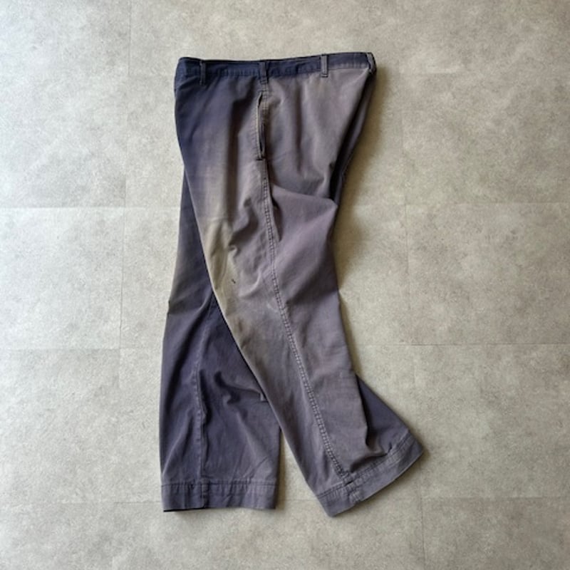 雰囲気◎ USIFOR ビンテージ ユーロワークパンツ フェード パッチワーク ビンテージフレンチワークパンツ - Fresh Service NECESSARY or