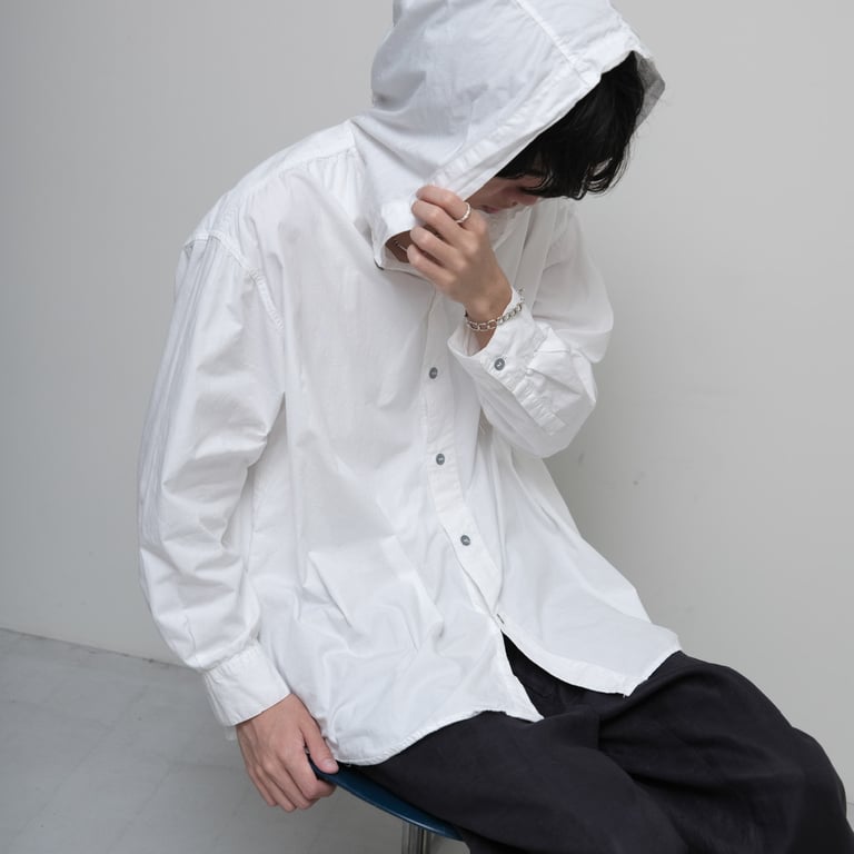 90s Esprit cotton hooded shirt made in usa