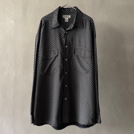 90s Claiborne patterned rayon shirt