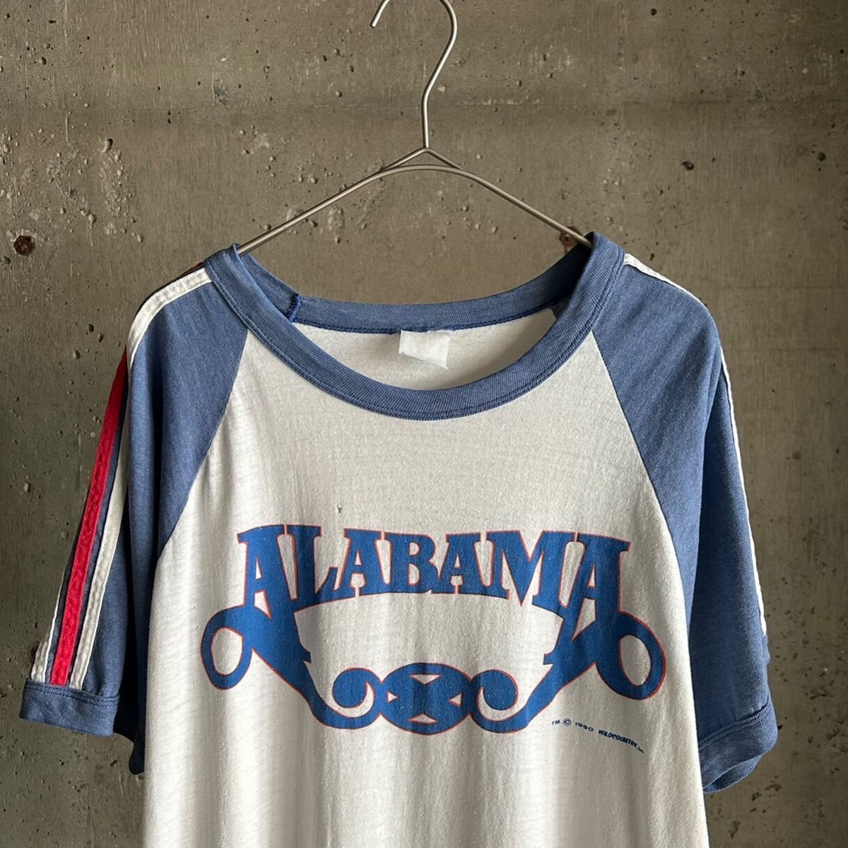 80's ALABAMA raglan sleeve design tee | sui & s
