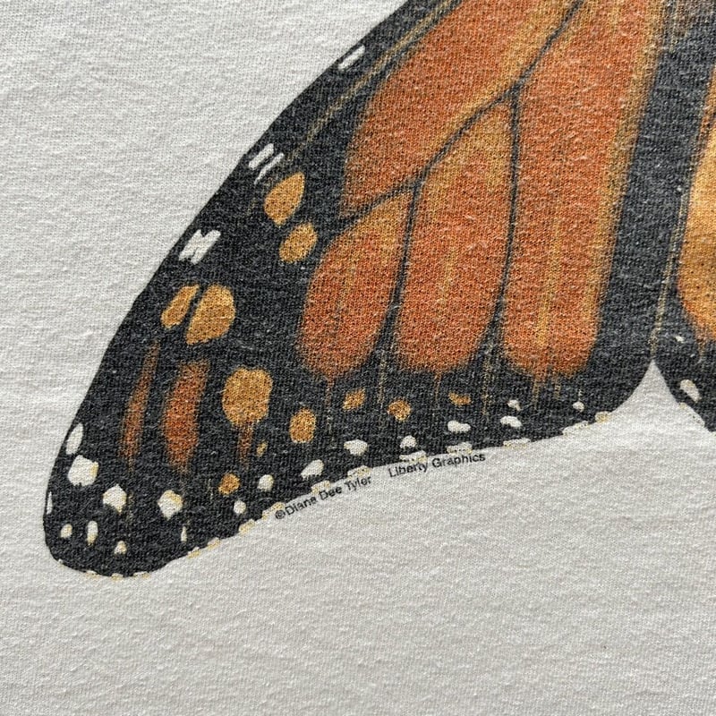 90s 名作 Diana dee tyler tシャツ art 蝶 ヴィンテージ 90s